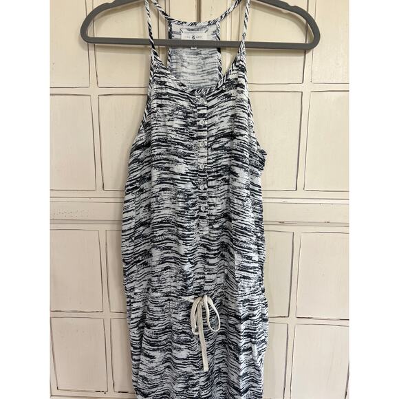 Lou & Grey size XS gray and white jumpsuit - Picture 2 of 4